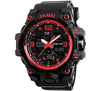 Orologio da esterno, orologio da polso elettronico impermeabile fino a 50 m da uomo, orologi multifunzione con doppio display, orologi da polso sportivi antiurto per il tempo libero all'aper