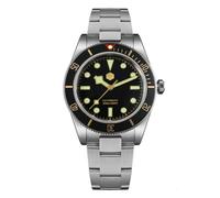 Orologio da immersione automatico San Martin, quadrante nero, acciaio inossidabile 316L, cassa 40mm, resistente all'acqua 200M, movimento NH35, modello SN0008-GD, BGW-9 luminoso, V 1, Subacqueo