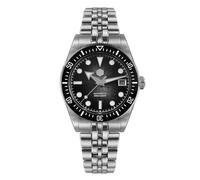 Orologio da immersione automatico San Martin, quadrante verde, acciaio inossidabile 316L, cassa 37,5 mm, movimento 9015 resistente all'acqua 200 m, modello SN0148-GX, V 3, Orologio subacqueo