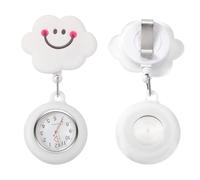 Orologio da infermiera con spilla, orologio da taschino per infermieri, medici, con spilla, orologio da taschino, si illumina al buio, per infermieri, medici, paramedici, Spilla per orologio da