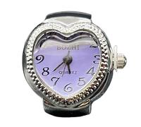 Orologio Da - Lega | Orologio Da Tasca In Stile Punk | Orologioe Ad Anello | A Forma Di Cuore Elegante Orologioe Compatto, Accessorio Indossabile Per L'uso Quotidiano, Viaggi E Dichiarazioni Di Mod
