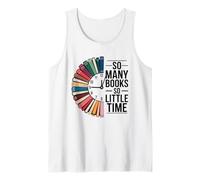 Orologio da Lettura retrò «So Many Books» Little Time, Divertente Canotta