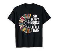 Orologio da Lettura retrò «So Many Books» Little Time, Divertente Maglietta