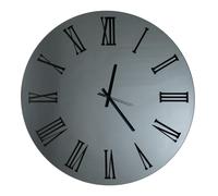 Orologio Da Muro 45 cm Struttura, è uno specchio Ramato SIRIO SMALL Diametro 45 cm lancette in metallo numeri colore Bronzo/Corten a rilievo , l'orologio specchio nero