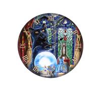 Orologio da Muro in Legno MDF - Gatto - Witches Apprentice Cats - Lisa Parker