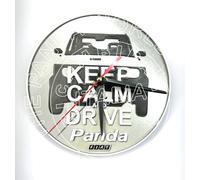OROLOGIO DA MURO LOGO PANDA KEEP CALM IN OMAGGIO 1 PORTACHIAVI E 2 ADESIVI