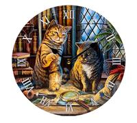 Orologio da Muro Sagomato - Gatto Purrlock Holmes - Lisa Parker