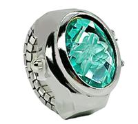 Orologio da - Orologio con anello | Movimento puntatore di precisione cassa regolabile accessorio cronometraggio gioielli creativo ornamento indice singolo pollice per Hallow