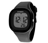 Orologio Da Orologio da polso da donna Kid Boy Orologio digitale da uomo in silicone Orologio da donna Mi Band 5 Orologio (1-Black, One Size)