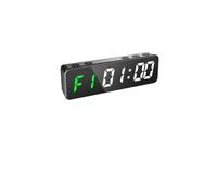 Orologio Da Palestra Mini timer da palestra 1 pollice 5, "X1,5''x0,9'' Super portatile LED Intervallo di allenamento Orologio Conto alla rovescia Cronometro fitness