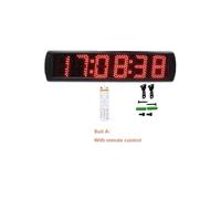 Orologio da Palestra, Outdoor 5'' Large Led Cronometro Display del tempo Timer for il conto alla rovescia Digital Sports Race Timing Clock/Treppiede(Suit A)