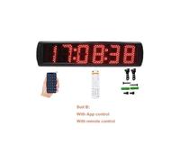 Orologio da Palestra, Outdoor 5'' Large Led Cronometro Display del tempo Timer for il conto alla rovescia Digital Sports Race Timing Clock/Treppiede(Suit B)