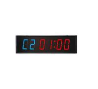 Orologio Da Palestra Timer da palestra programmabili con conto alla rovescia 3 pollici a parete Orologio cronometro a LED(3 Inch Blue)