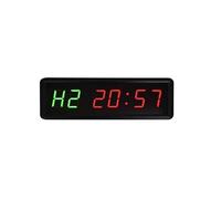 Orologio Da Palestra Timer da palestra programmabili con conto alla rovescia 3 pollici a parete Orologio cronometro a LED(1.5 Inch Green)