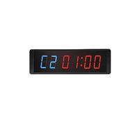 Orologio Da Palestra Timer da palestra programmabili con conto alla rovescia 3 pollici a parete Orologio cronometro a LED(1.8 Inch Blue)