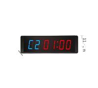 Orologio Da Palestra Timer da palestra programmabili con conto alla rovescia 3 pollici a parete Orologio cronometro a LED(2.3 Inch Blue)
