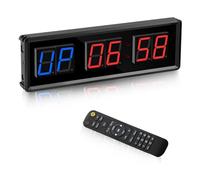 Orologio Da Palestra Timer Orologio digitale da parete su/giù, timer for fitness con cifre, intervallo a LED for cronometro palestra montato, conto alla rovescia for la casa