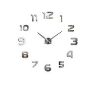 Orologio da parete 130 cm 12 numeri argento