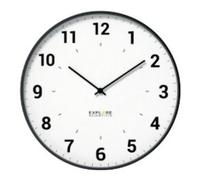 Orologio da parete (25cm) With Numbers White e Silver RAC1003