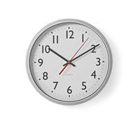 OROLOGIO DA PARETE 30CM BIANCO/SILVER NEDIS
