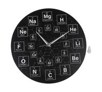 Orologio da parete 30x30 cm unico progettato con tavola periodica per varie impo