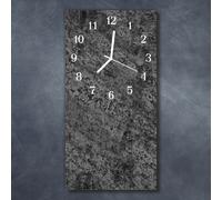 Orologio Da Parete 30x60 cm Vetro Temperato Graphit Grau