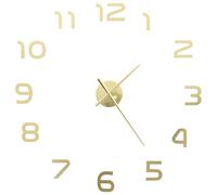 vidaXL Orologio da Parete 3D in Stile Moderno 100cm XXL Oro Decorazione Muro
