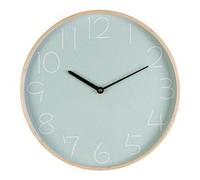 Orologio da parete (4,8x40,8cm) LORENS Verde chiaro 0182450