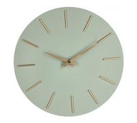Orologio da parete (40cm) TIMELINE Verde salvia 0182389