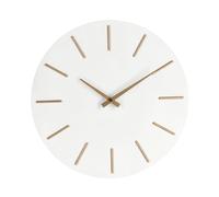 Orologio da Parete Ø40x5 cm in Legno TimeLine Bianco