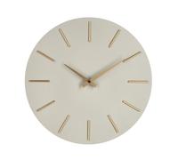 Orologio da Parete Ø40x5 cm in Legno TimeLine Tortora