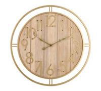 Orologio da parete (60cm) Q404c TICKING Natural e Oro 0182378