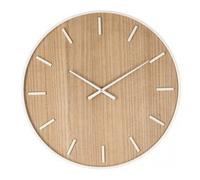 Orologio da parete (70x4,5cm) JANVIER Naturale e Bianco 0182472