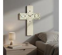 Orologio da Parete a Croce Movimento Silenzioso per Soggiorno, Cristiani