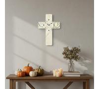 Orologio da Parete a Croce Senza Ticchettio per Cristiani