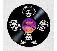 Orologio da parete a disco in vinile Freddie Brian John Roger Rock Queen