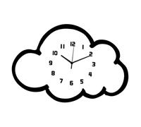 Orologio da parete a forma di , silenzioso, carino ed elegante, decorativo, per