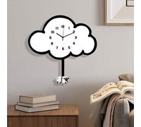 Orologio da parete a forma di , silenzioso, carino ed elegante, decorativo, per