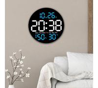 Orologio da parete a LED Orologio elettronico muto per bambini e adulti per