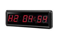Orologio da Parete a LED, Telecomando programmabile da 1,5 pollici Timer a LED a intervalli garage Orologio allenamento sportivo palestra