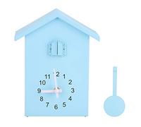 Orologio da parete a pendolo con unico, sveglia silenziosa con che cinguetta ogni ora, orologio decorativo per la casa da salotto, da parete o da tavolo, in