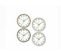 OROLOGIO DA PARETE ABS TONDO DIAMETRO 30 CM SFONDO BIANCO VIRTIME