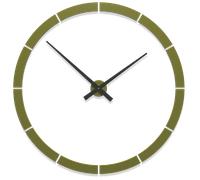 Orologio da parete adesivo grandi dimensioni legno verde oliva 100cm