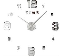 Orologio da parete adesivo MS - 40164 - Argento