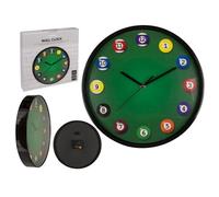 Billard-Snooker Wanduhr-Gag-Uhr Rotondo 30,5 CM Colorato Analogico