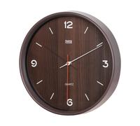 Orologio da parete analogico 30 cm marrone scuro