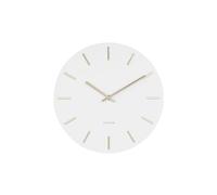 Orologio da parete Bianco e Oro - Orologio Karlsson Sharm cm 30