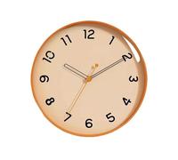 Orologio da parete casa soggiorno orologio per camera da letto marrone, orologio in quarzo montato a parete silenzioso e semplice, adatto per soggiorno e orologio per decorazioni per la camera da