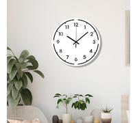 Orologio da parete che non ticchetta, arte murale per camera da letto,