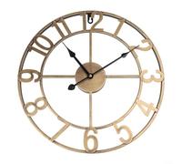 Orologio da parete chic vintage per spazi esterni per case e uffici funzionamento silenzioso e resistente alle intemperie (B)